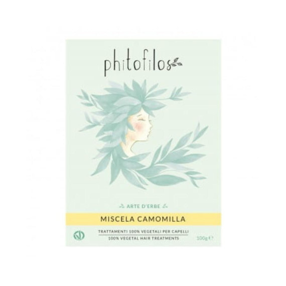 Phitofilos, Miscela Camomilla, Proszek do farbowania włosów z rumiankiem, 100 g