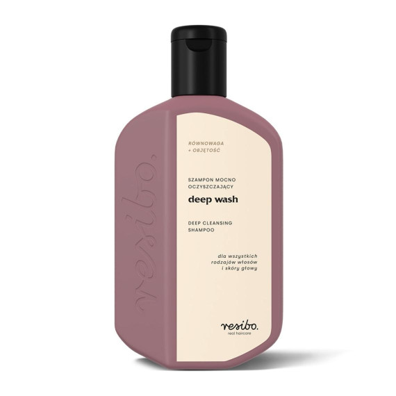 Resibo, Deep Wash - szampon mocno oczyszczający, 250 ml