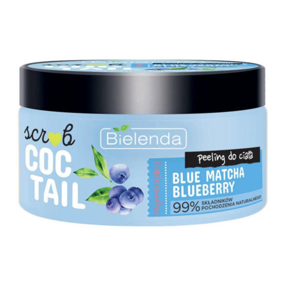 Bielenda, Coctail Scrub peeling do ciała Blue Matcha - Blueberry, 350 g