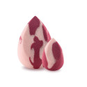 Boho Beauty, Zestaw 2 Gąbki do makijażu Pinky Berry Medium Cut z Mini Cut