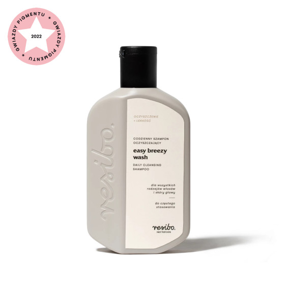 Resibo, Easy Breezy Wash codzienny szampon oczyszczający- szampon delikatny, 250 ml