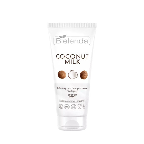 Bielenda, Coconut Milk, Kokosowy mus do mycia twarzy, 135 g