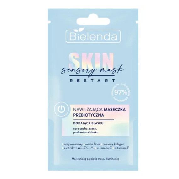 Bielenda, Skin Restart Sensory Mask, Nawilżająca maseczka prebiotyczna, 8 g