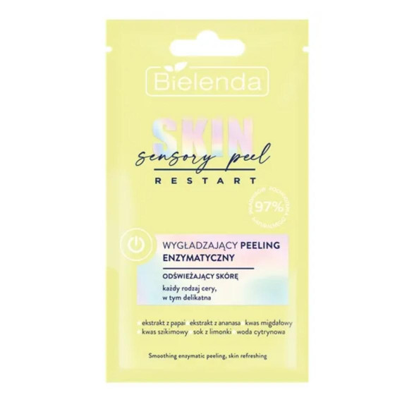 Bielenda, Skin Restart Sensory Peel, Wygładzający peeling enzymatyczny, 8 g