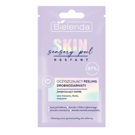 Bielenda, Skin Restart Sensory Peel, Oczyszczający peeling drobnoziarnisty, 8 g