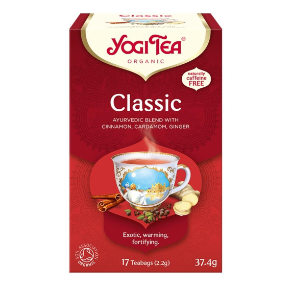 Yogi Tea, Classic, Herbata klasyczna, 17 torebek