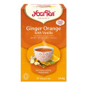 Yogi Tea, Herbata Imbir z pomarańczą i wanilią, 17 torebek