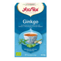 Yogi Tea, Ginkgo, Herbatka Ginkgo – miłorząb japoński, 17 torebek