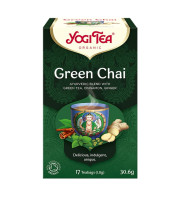 Yogi Tea, Green Chai, Herbata Zielony Czaj, 17 torebek