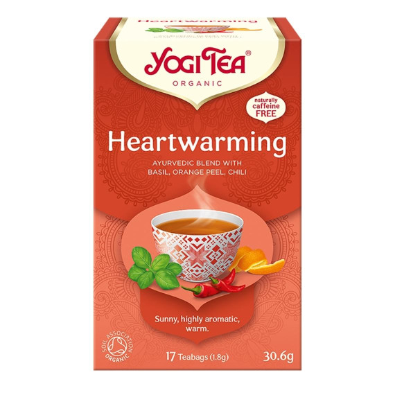 Yogi Tea, Heart-Warming, Herbata Radość Życia, 17 torebek