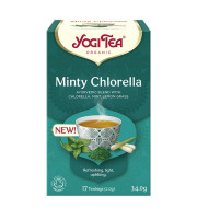 Yogi Tea, Herbatka Miętowa chlorella MINTY CHLORELLA Ekspresowa 34 g: 17 torebek (2,0 g)
