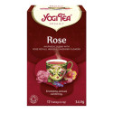 Yogi Tea, Rose, Herbata z Różą, 17 torebek