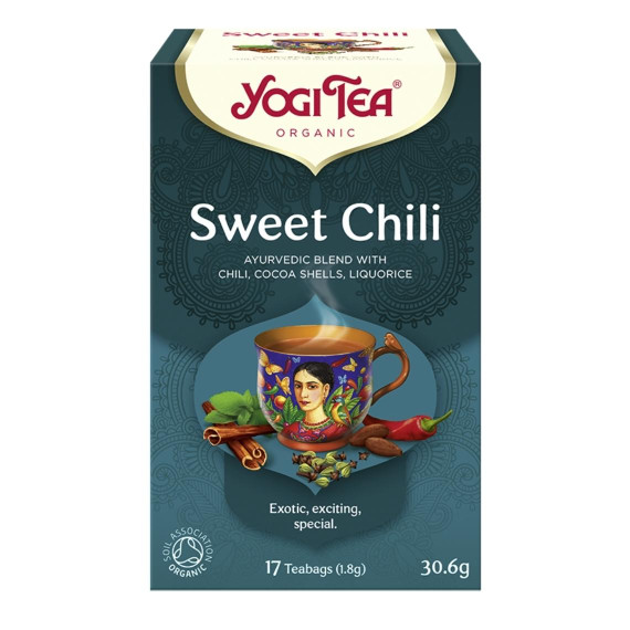 Yogi Tea, Herbata Słodkie Chili, 15 torebek