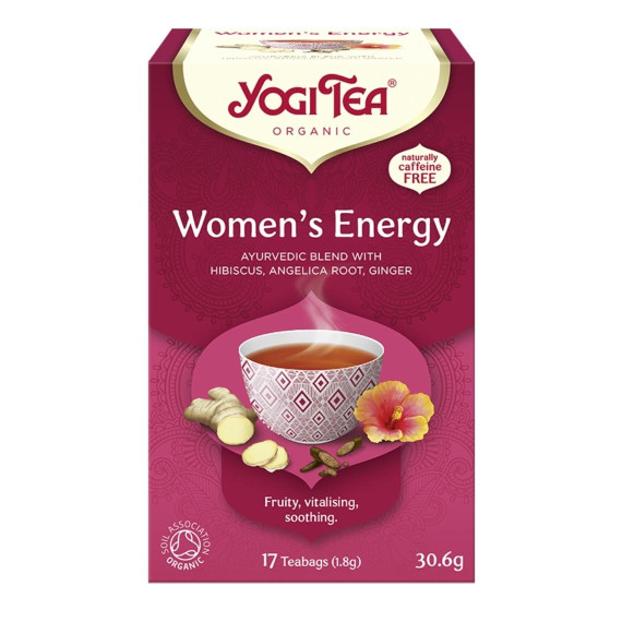 Yogi Tea, Women's Energy, Herbata Kobieca Energia, 17 torebek