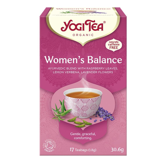 Yogi Tea, Women`s Balance, Herbata dla kobiet, 17 torebek