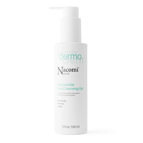 Nacomi, Next Level, Dermo Oczyszczający żel do mycia twarzy, 150 ml