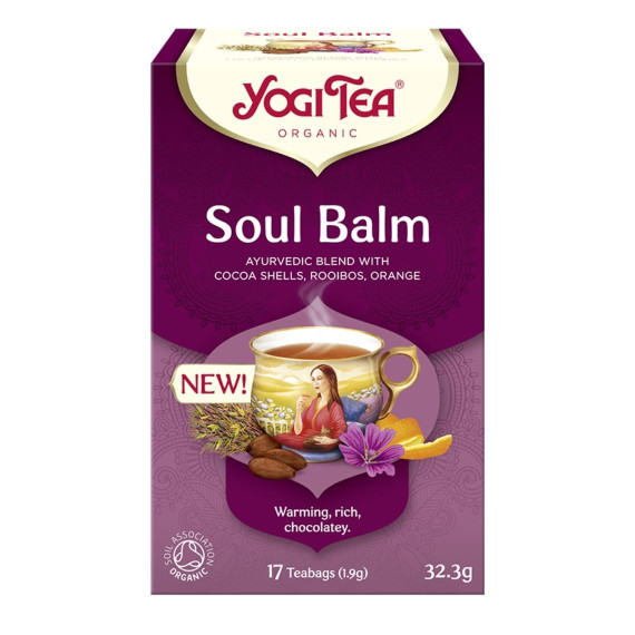 Yogi Tea, Soul Balm, Herbata Balsam dla Duszy, 17 torebek
