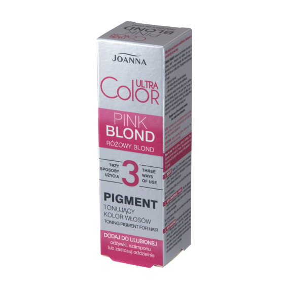 Joanna, Ultra Color, Pigment tonujący kolor włosów, RÓŻOWY BLOND, 100 ml