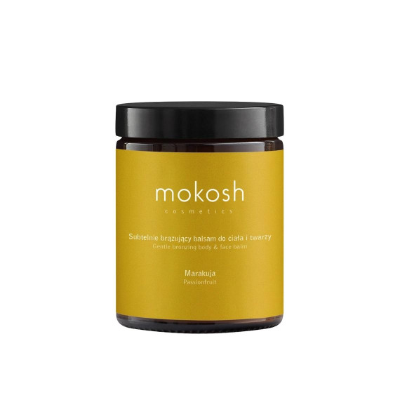 Mokosh, Subtelnie brązujący balsam do ciała i twarzy Marakuja, 180 ml