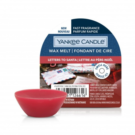 Yankee Candle, LETTERS TO SANTA, wosk zapachowy, 22 g