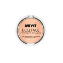 Miyo, Doll Face Compact Powder, Matujący puder do twarzy, 02 Cream, 7,5 g