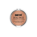 Miyo, Doll Face Compact Powder, Matujący puder do twarzy, 04 Camel, 7,5 g