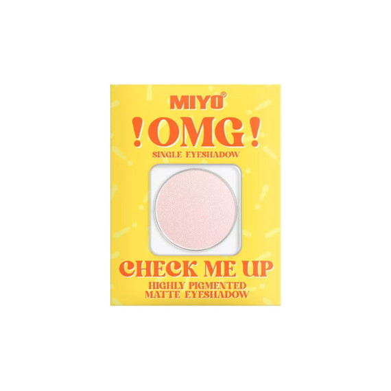 Miyo, !OMG! Check Me Up Highly Pigmented Matte Eyeshadow, Matowy cień do powiek, 035 Gravity,1,3 g