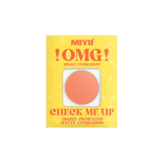 Miyo, !OMG! Check Me Up Highly Pigmented Matte Eyeshadow, Matowy cień do powiek, 11 Pumpkin,1,3 g