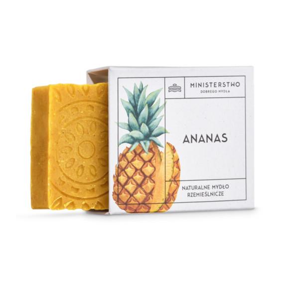 Ministerstwo Dobrego Mydła, Ananasowe mydło w kostce, 100 g