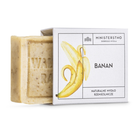 Ministerstwo Dobrego Mydła, Bananowe mydło w kostce, 100 g