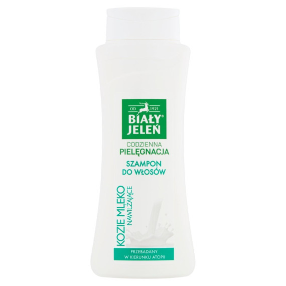 Biały Jeleń, Hipoalergiczny szampon do włosów z kozim mlekiem, 300 ml