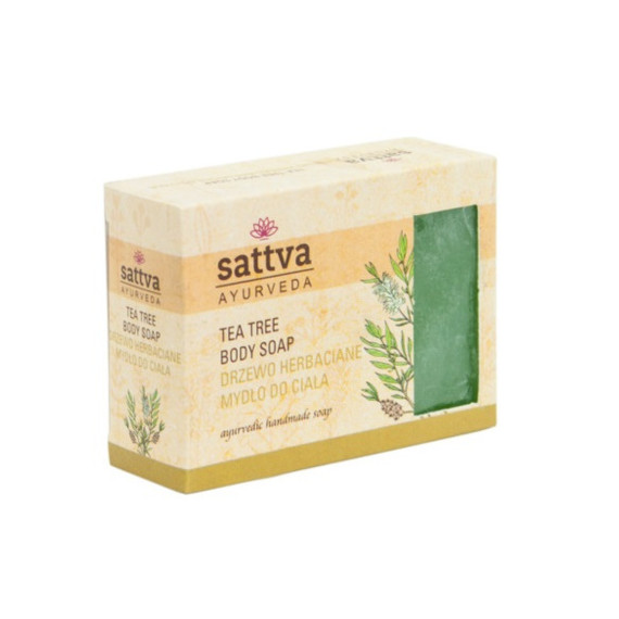 Sattva, Mydło glicerynowe z drzewem herbacianym, 125 g