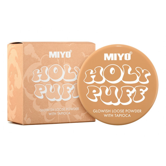 Miyo, Sypki puder rozświetlający Holy Puff, 6 g