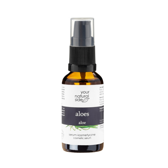 Your Natural Side, Aloes 100% naturalne serum, pipeta, 30 ml