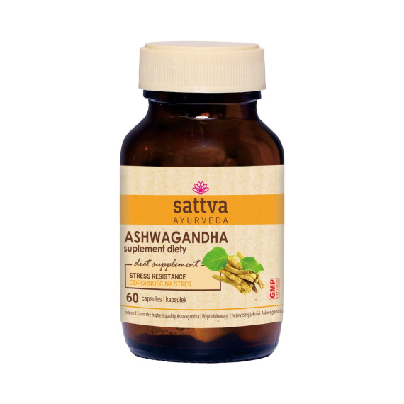 Sattva, Ashwagandha - suplement w kapsułkach, 60 kapsułek