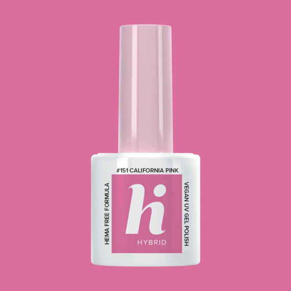hi hybrid, Lakier hybrydowy 151 California Pink, 5 ml