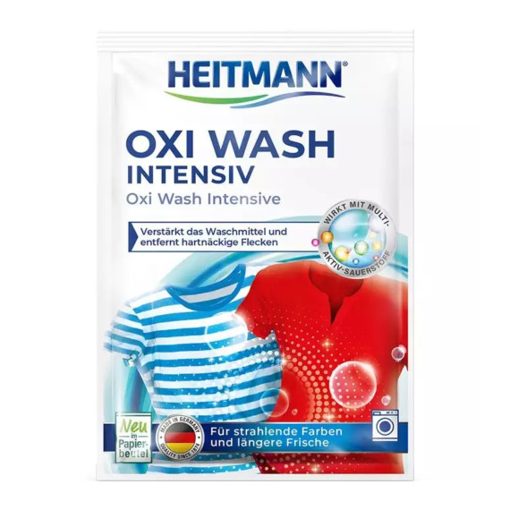 Heitmann, Oxi Wash Power, odplamiacz do odzieży, 50 g