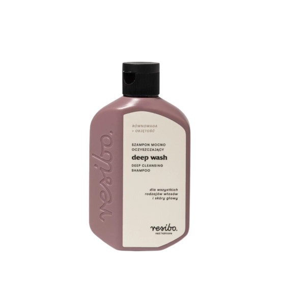 Resibo, Deep Wash - szampon mocno oczyszczający, 100 ml