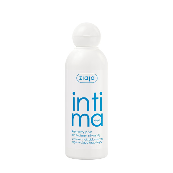 Ziaja, INTIMA, Kremowy płyn do higieny intymnej z kwasem laktobionowym , 500 ml