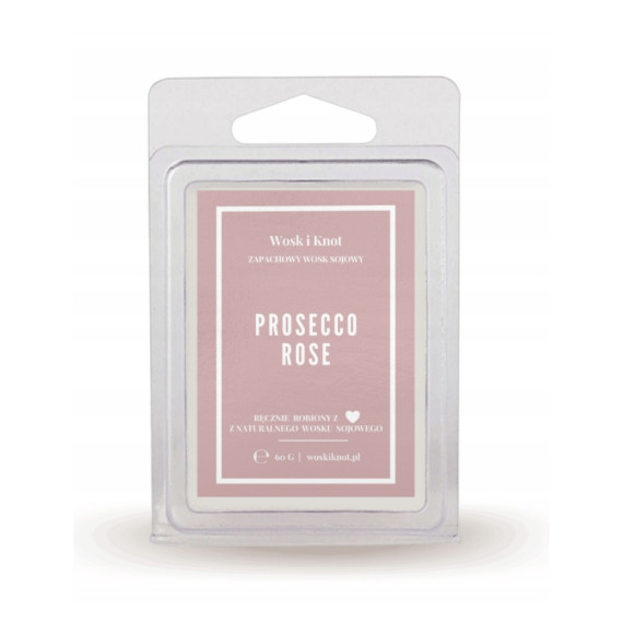 Wosk i Knot, Wosk sojowy, Prosecco Rose, 60g