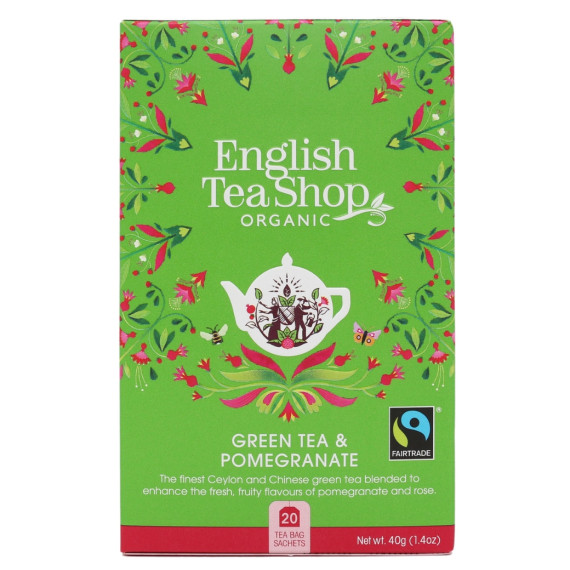 ENGLISH TEA Green Tea & Pomegranate 2g x 20