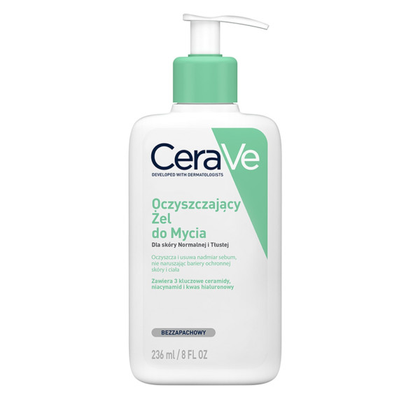 CeraVe, Oczyszczający Żel do Mycia, 236 ml