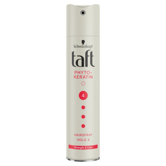 Taft Keratin Complete, Lakier do włosów,  Mega mocny 4, 250 ml