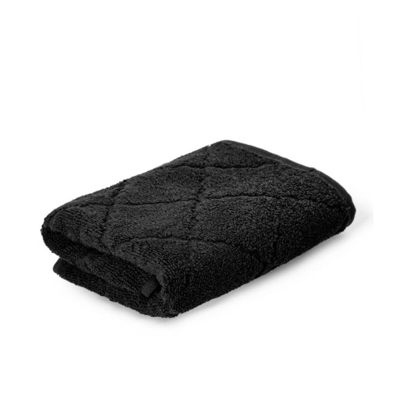 Homla, Ręcznik z marokańską koniczyną SAMINE czarny, 50x90cm
