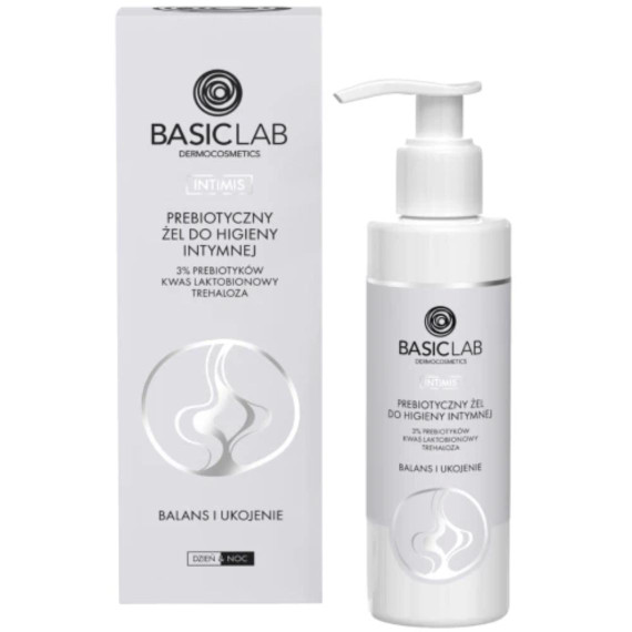 BasicLab, prebiotyczny żel do higieny intymnej, 200 ml