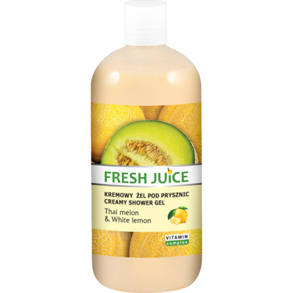Fresh Juice, Żel pod prysznic Thai melon & White lemon, 500 ml