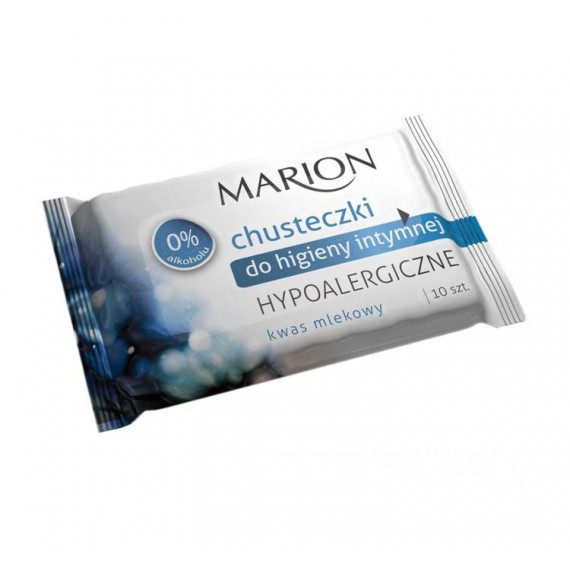 Marion, Chusteczki do higieny intymnej hypoalergiczne, 10 szt