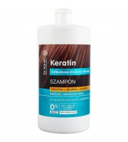 Dr. Sante, KERATIN - Szampon z keratyną, argininą, kolagenem do włosów matowych i łamliwych, 1000 ml