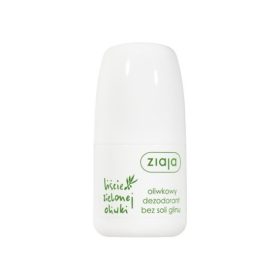 Ziaja, Liście zielonej oliwki, Oliwkowy dezodorant bez soli glinu, 60 ml