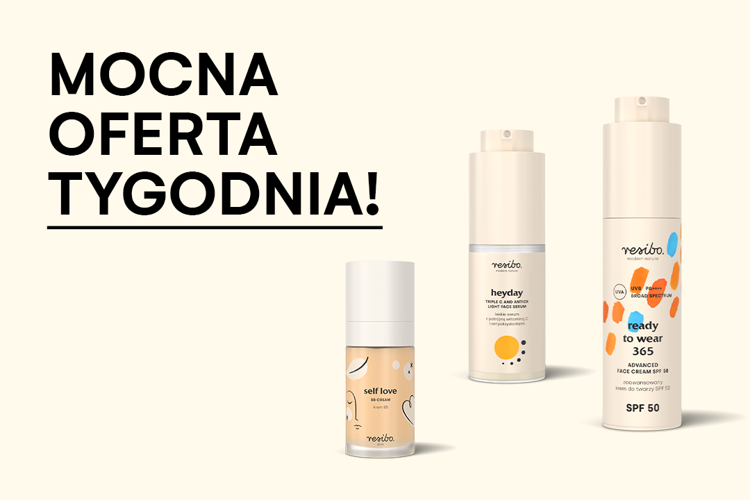 Mocna oferta tygodnia w Drogerii Pigment: produkty marki Resibo dla Twojej skóry!